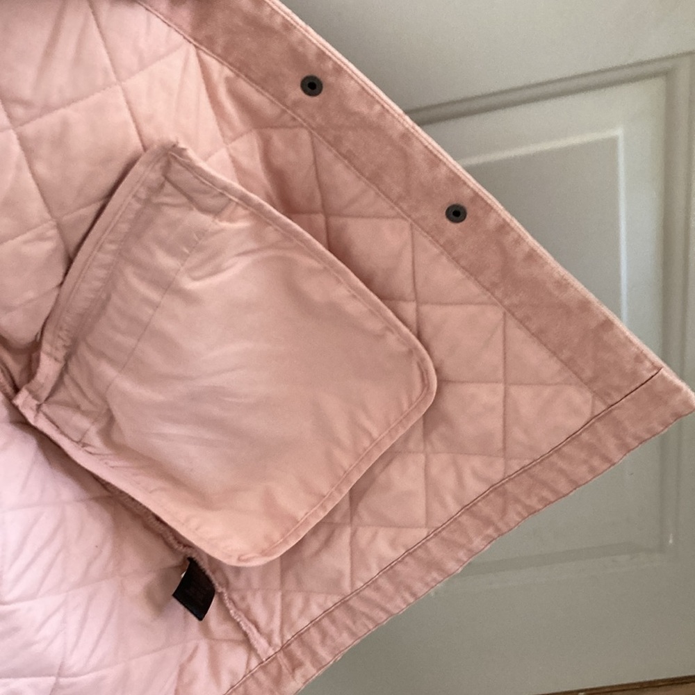 Joie quilted chore coat light pink M - Picture 6 of 7